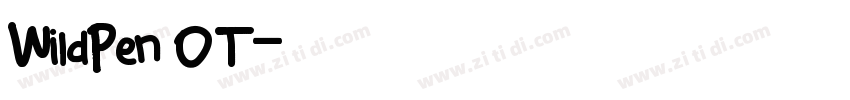WildPen OT字体转换